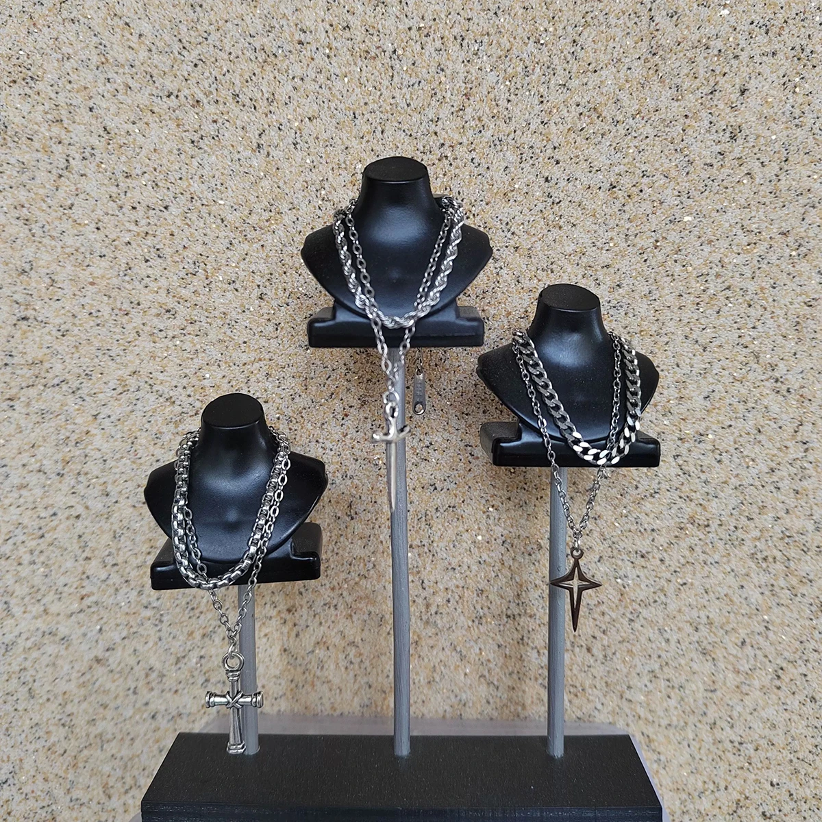 1/6 Boyfriend Ken Doll Jewellery Accessories Fashion Metal Cool Necklace/Soldier Man Necklace For 30cm Muscle Man Doll Dress Up