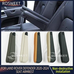 Center Control Seat Handrail Adjustable Seat Armrest For Land Rover Defender 90 110 130 L663 2020-2024 Car Interior Accessories