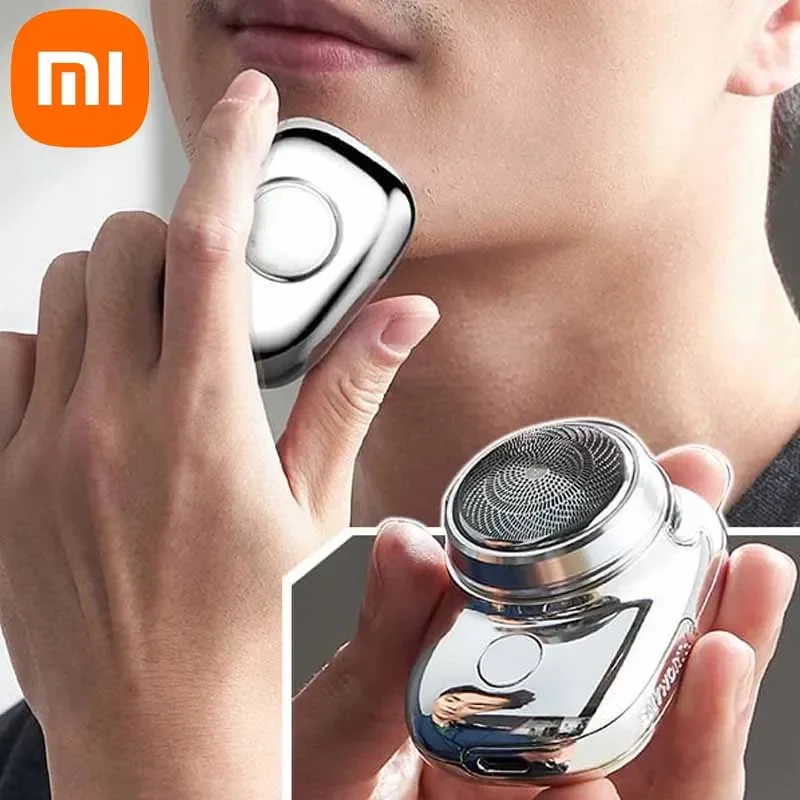 Xiaomi MIni Electric Shaver For Men Pocket Size Washable Electric Razor Mens Rechargeable Portable Cordless Shaving Face Beard