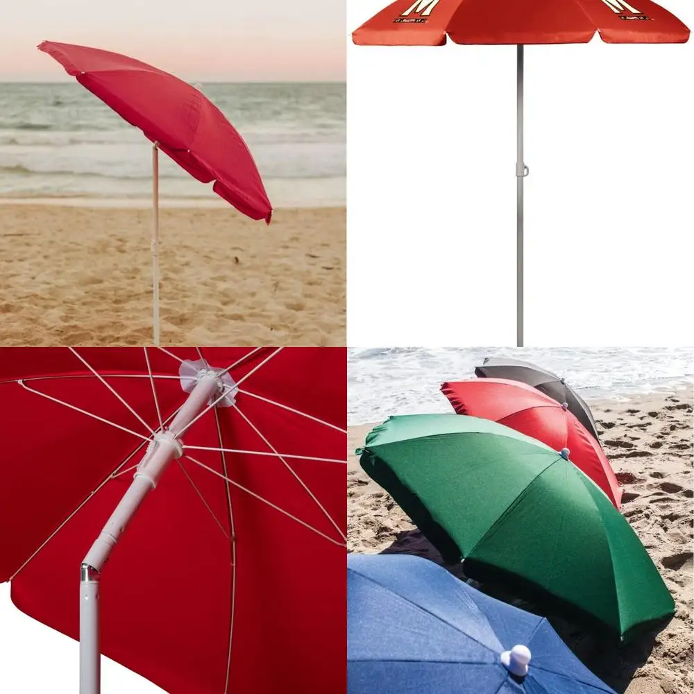 

Maryland Terrapins 5.5ft Outdoor Patio Sunshade Umbrella - Beach Chair Shade