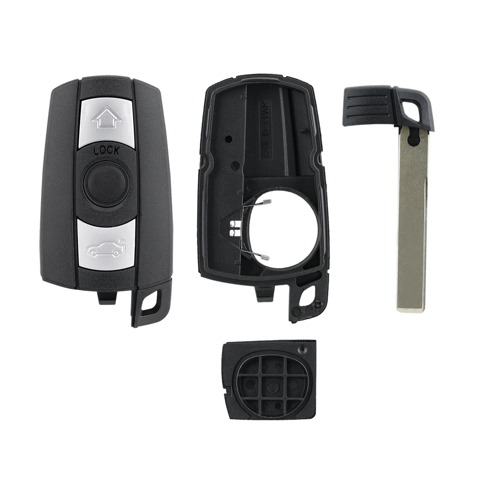 Remote Key Fob Case Shell 3 Button + Blade For BMW 1 3 5 6 7 Series X1 X5 X6 Z4 E90 E91 E93
