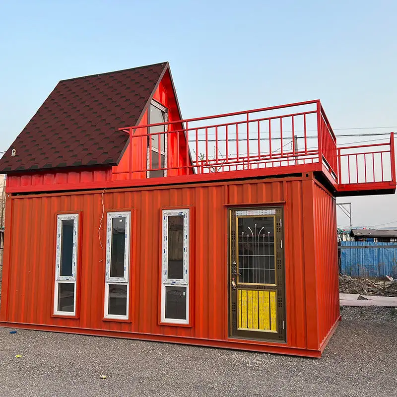 Tiny House 40ft 20ft Prefabricated Movable Modern Expandable Container House 2 3 4 5 Bedrooms Prefab Villa Portable Home