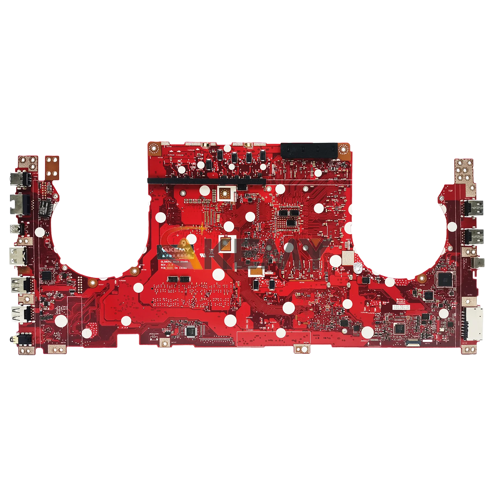 Placa base para ordenador portátil GL503VS para ASUS ROG Strix FX63V Fz63v GL503V GL503VM placa base para portátil con CPU I5 I7 100% pruebas OK envío rápido