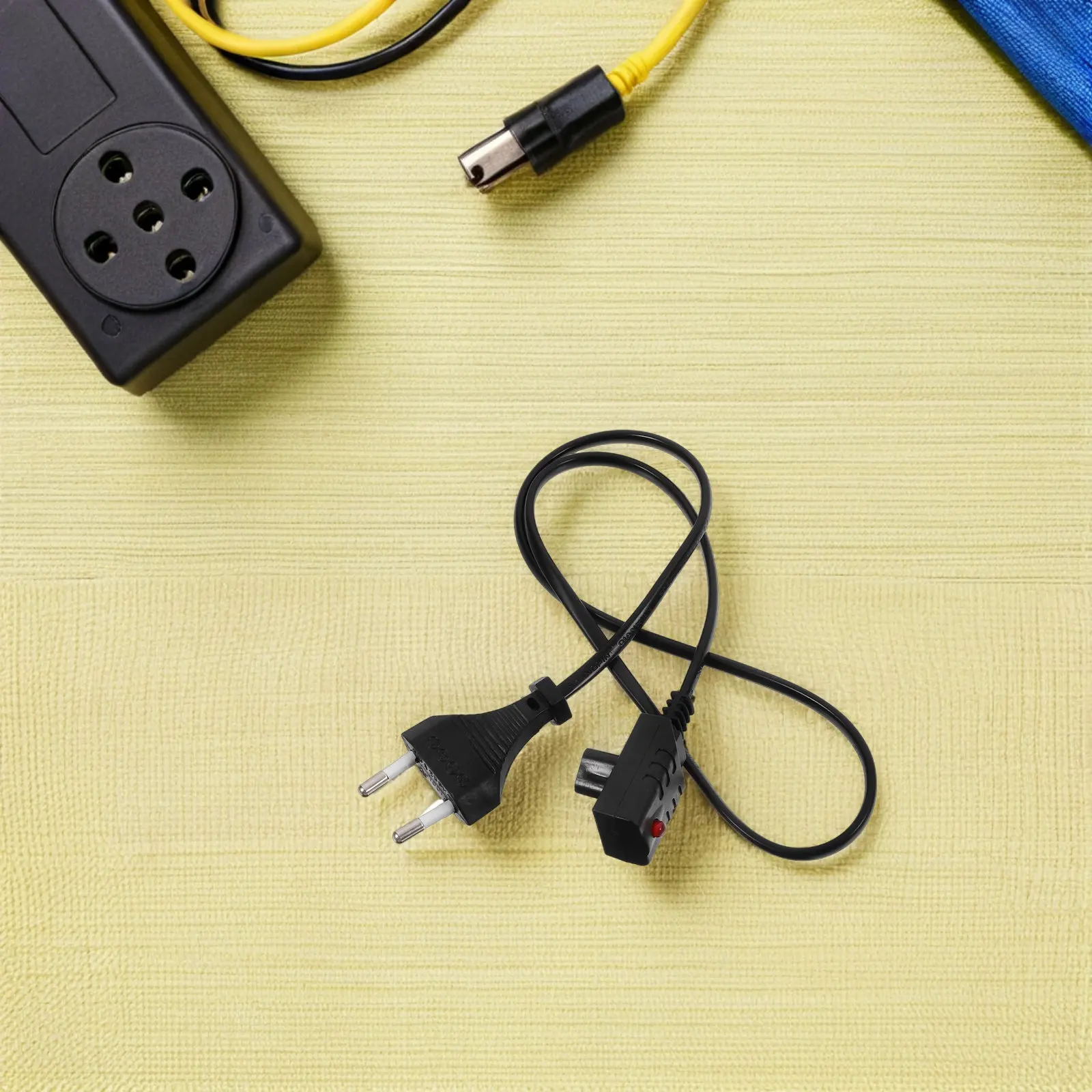 2Pcs Hot Water Bag Power Cable Electric Hand Warmer Charger Thermal Water Bottle Charging Cord Portable Winter Travel Outdoor