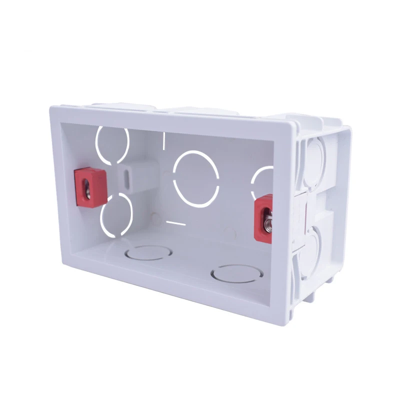 118 type American wall switch socket installation bottom box, concealed box, flame-retardant bottom box, junction box