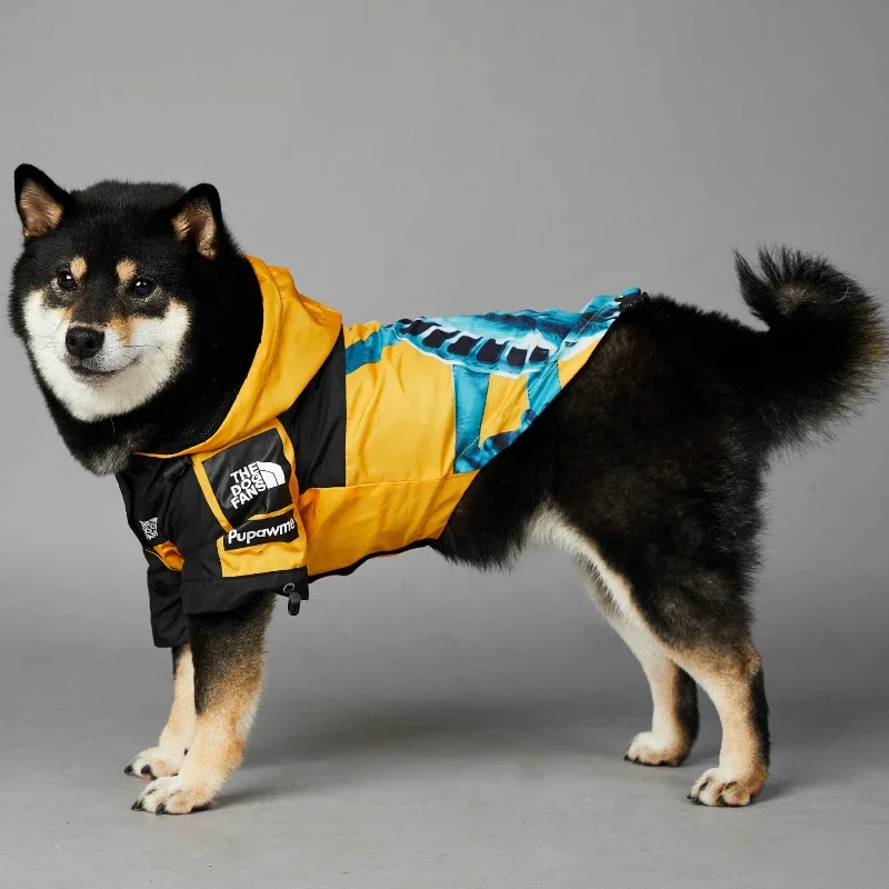 

Polyester Windproof Large Dogs Clothes Rainproof Pet Jackets Raincoats Winter Dog Costume Big Breed Dog Clothes Pet Supplies