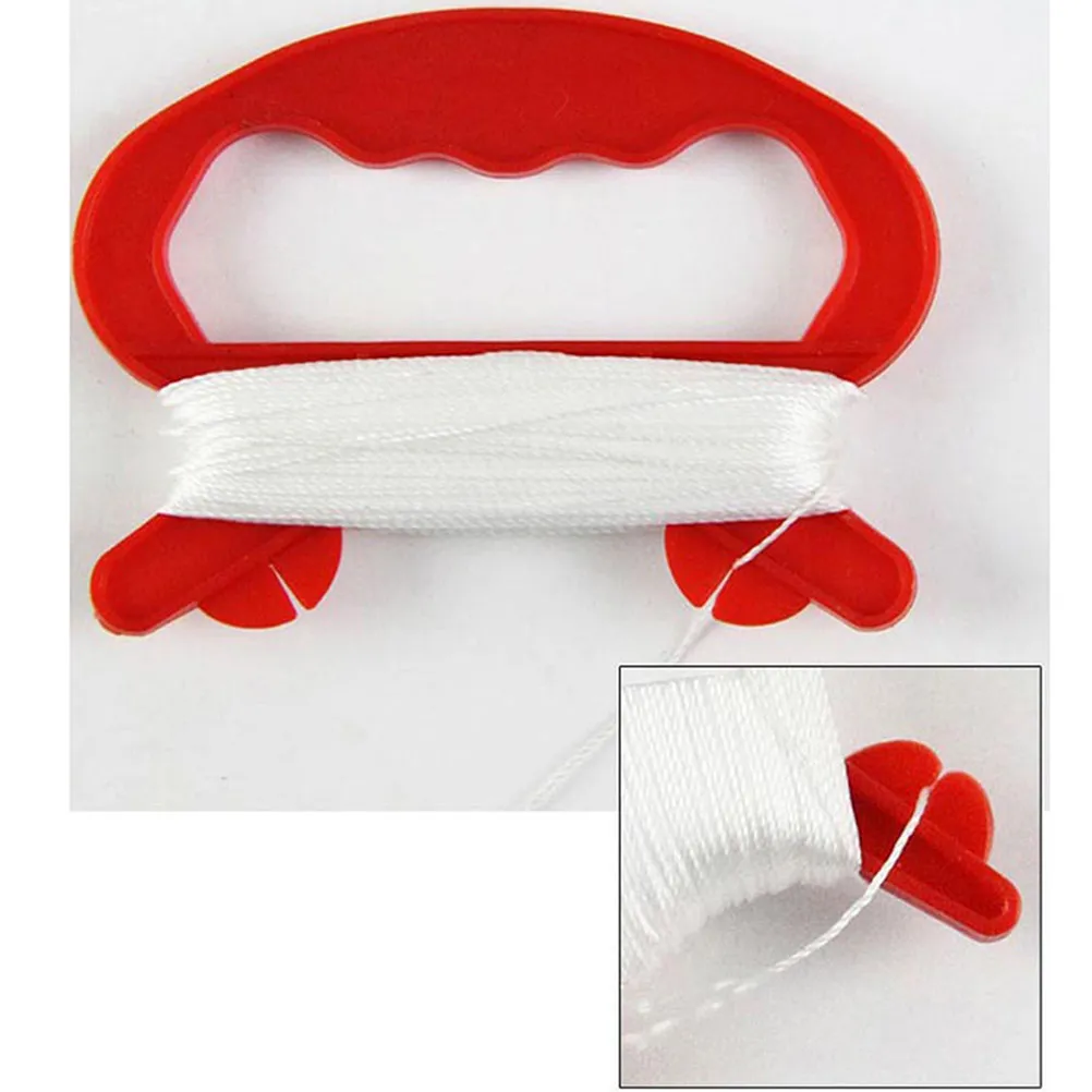 5Pcs 100M Kite Line with Winding Board Strong Twine String D Shape Design for Control Multi Functional DIY Outdoor