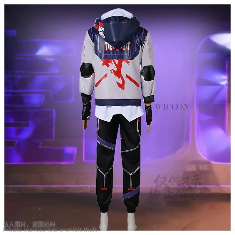 

Cosplay Fantasy Game Valorant Costume Disguise Adult Men Roleplay Fantasia Outfits Male Female Halloween Carnival Party Clothes