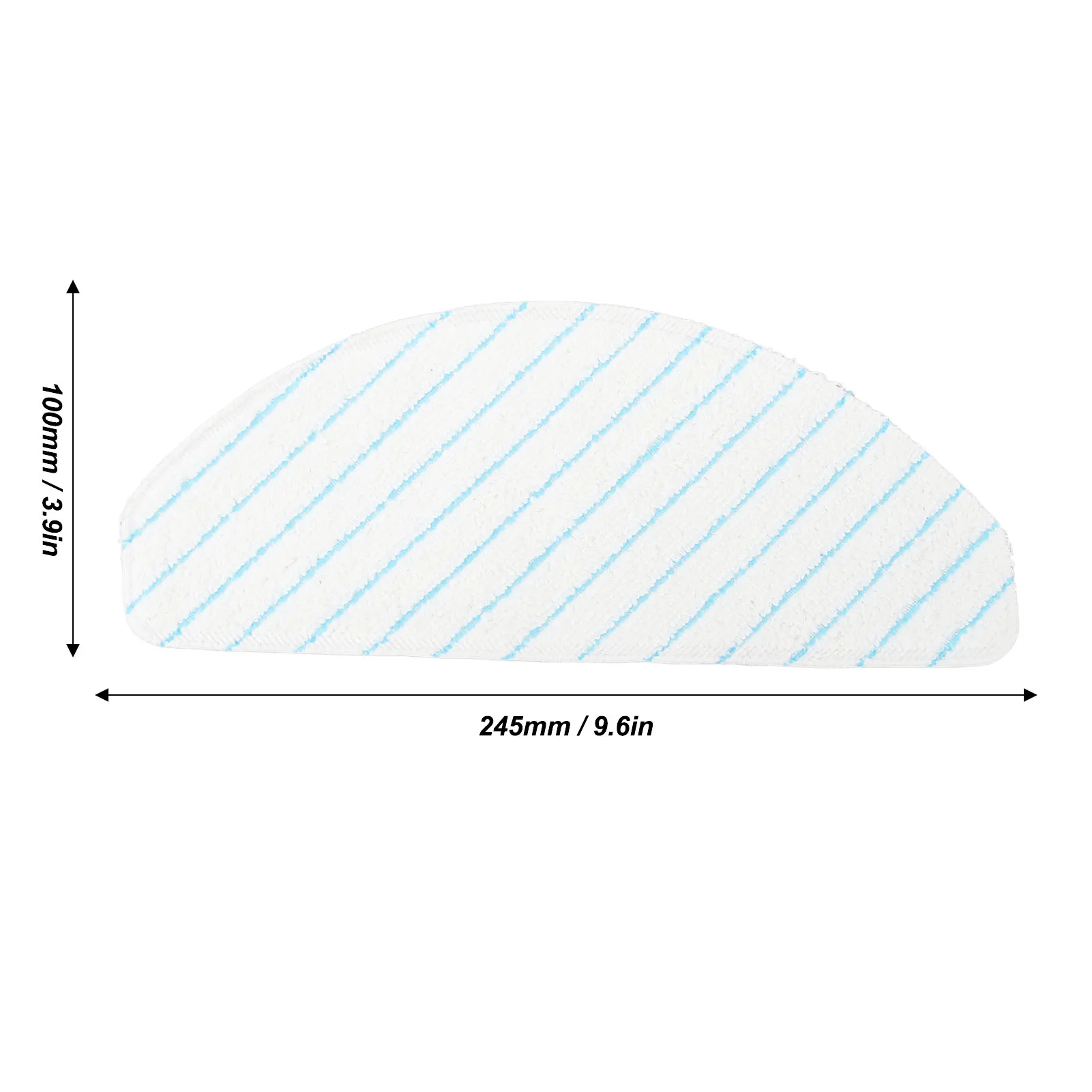 Esfregão descartável de microfibra robô varrendo, Substituição de alta absorção, Panos esfregando para T9, T8, AIVI, N8, 10pcs