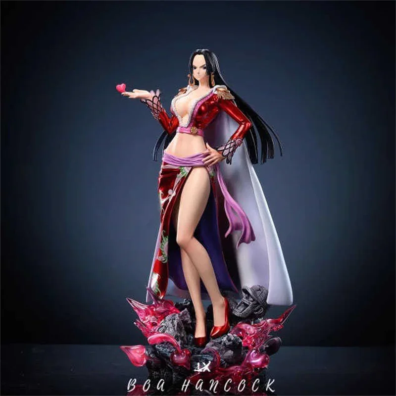 Figura de Anime de una pieza Lx Boa Hancock, Emperor femenino, Kawaii, decoración de habitación, figuras de acción de niña, artículos de estatua, muñeca modelo de Pvc, regalo, 26cm