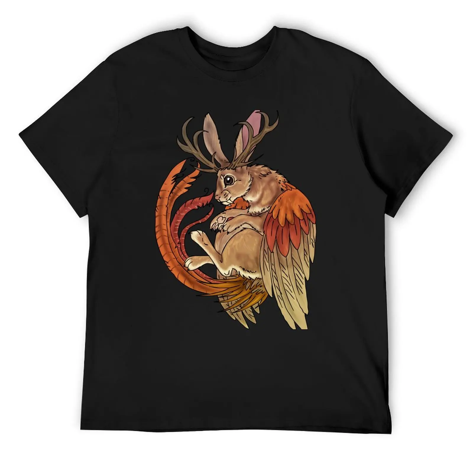 Футболка Wolfpertinger для мальчика, топпинг с графикой, рубашки с аниме для мужчин