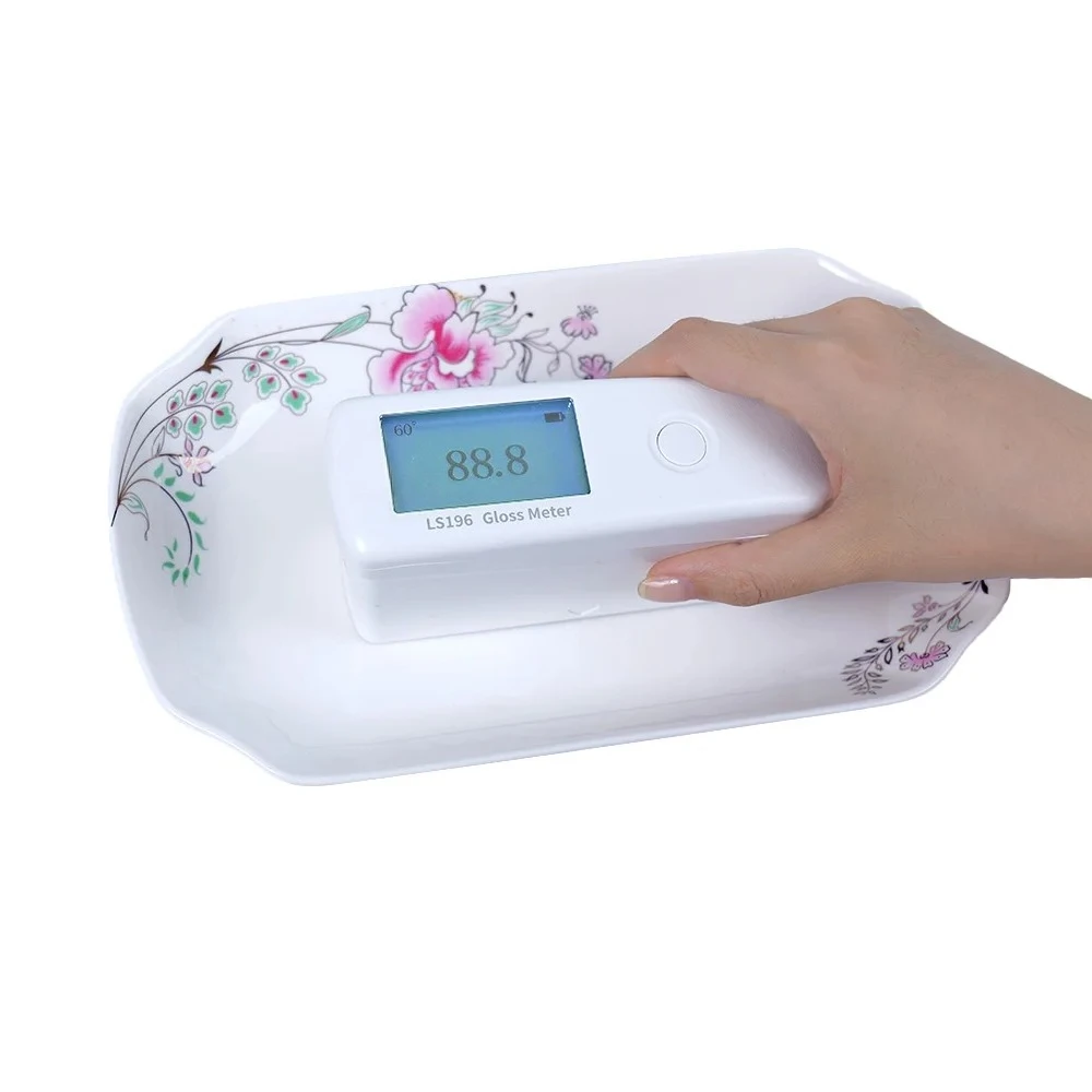 RTS LS196 60 Angle 1000GU Surface Glossy Meter Plastic Tile Paint Marble Stone Gloss Meter Glossmeter
