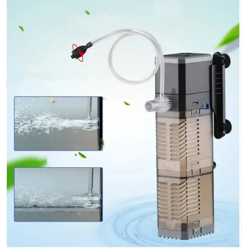 4 In 1 submersible filter water pump air pump wave maker water circulation Sponge Filter For Aquarium Fish Tank