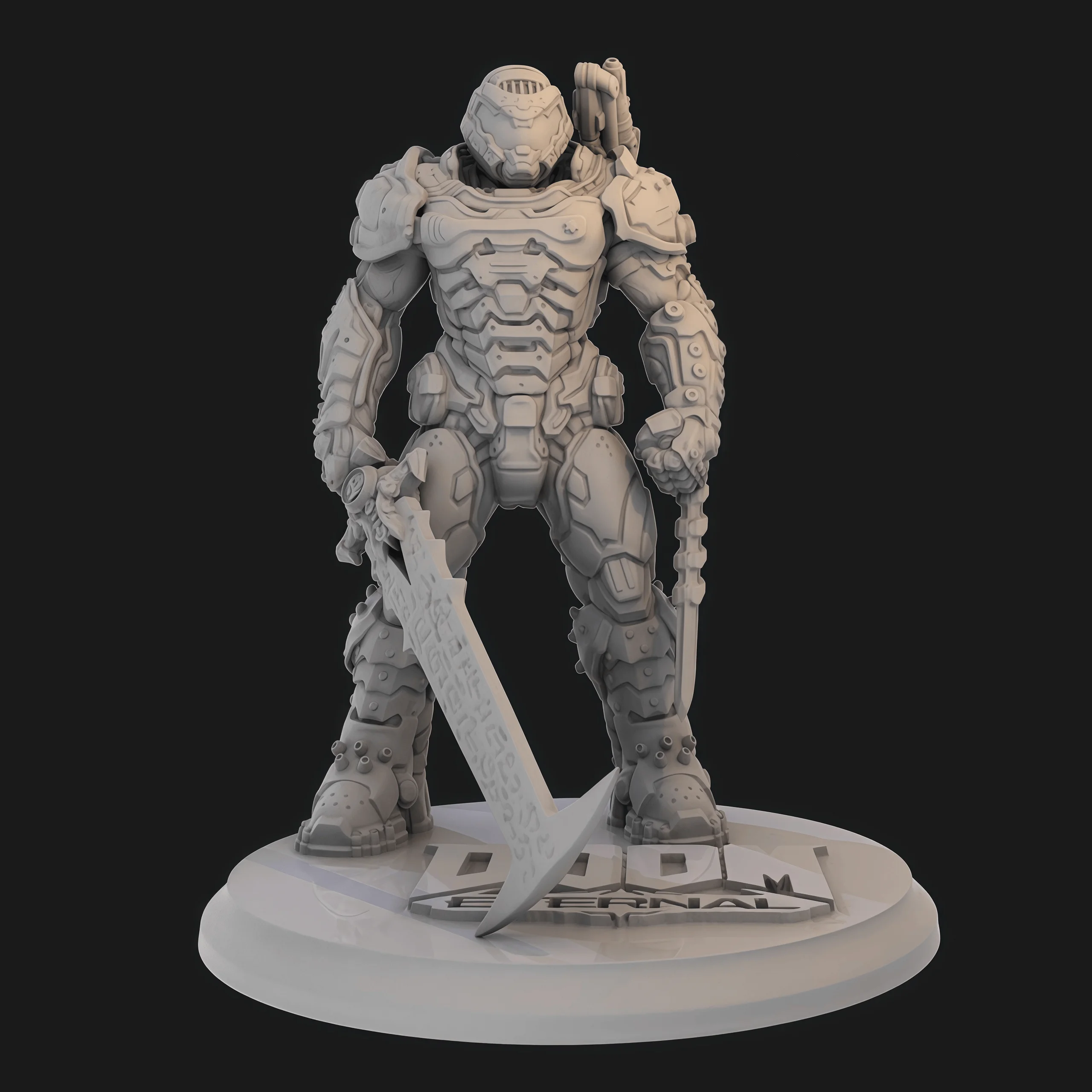 

80mm Resin Model Assembly Kit Gk, Future Warrior, Unpainted