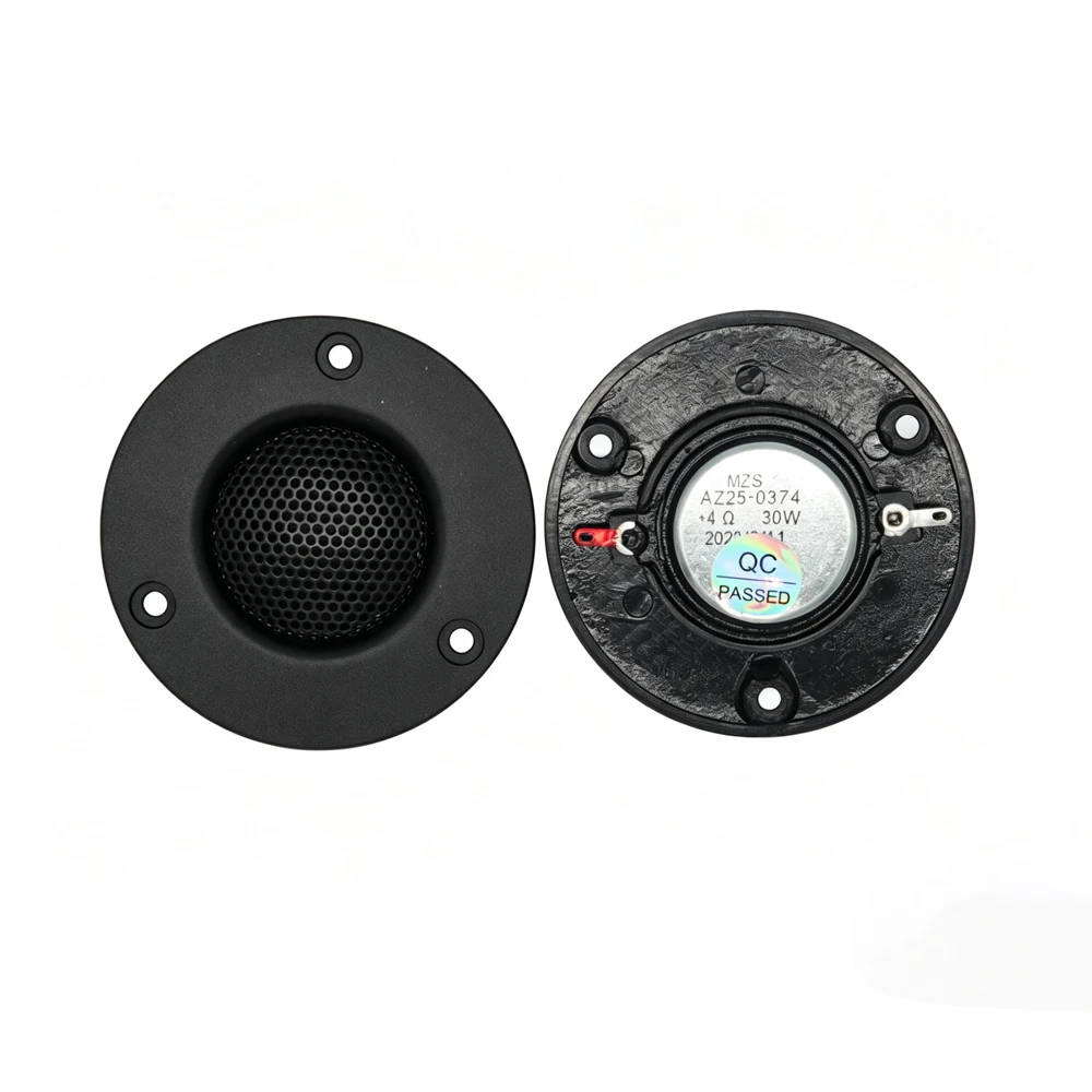 AUIN 2 szt. jednokalibrowy głośnik wysokotonowy z kopułą jedwabną 4Ohm 30W Hifi z żelazną siatką do modernizacji systemu audio w samochodzie, głośniki Bluetooth DIY — zdjęcie produktu 2