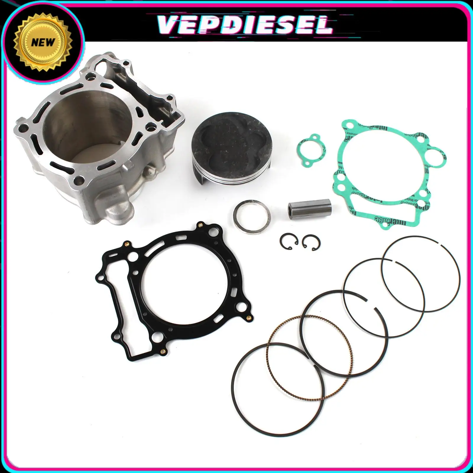 

Комплект прокладок поршня цилиндра 95 мм STD для Yamaha YFZ450 YZ450F WR450F 2S2-11181-00-00 2S2-11311-00-00 Автомобильные аксессуары