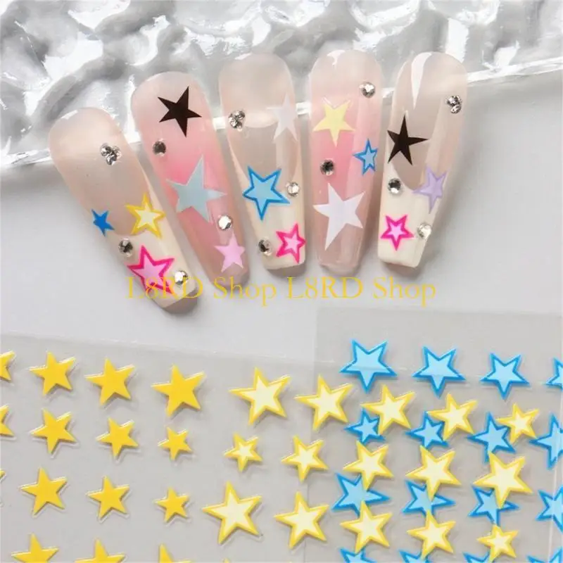 L8RD 3D Adhesive Art Stickers Fench Designs Art Stickers Decals