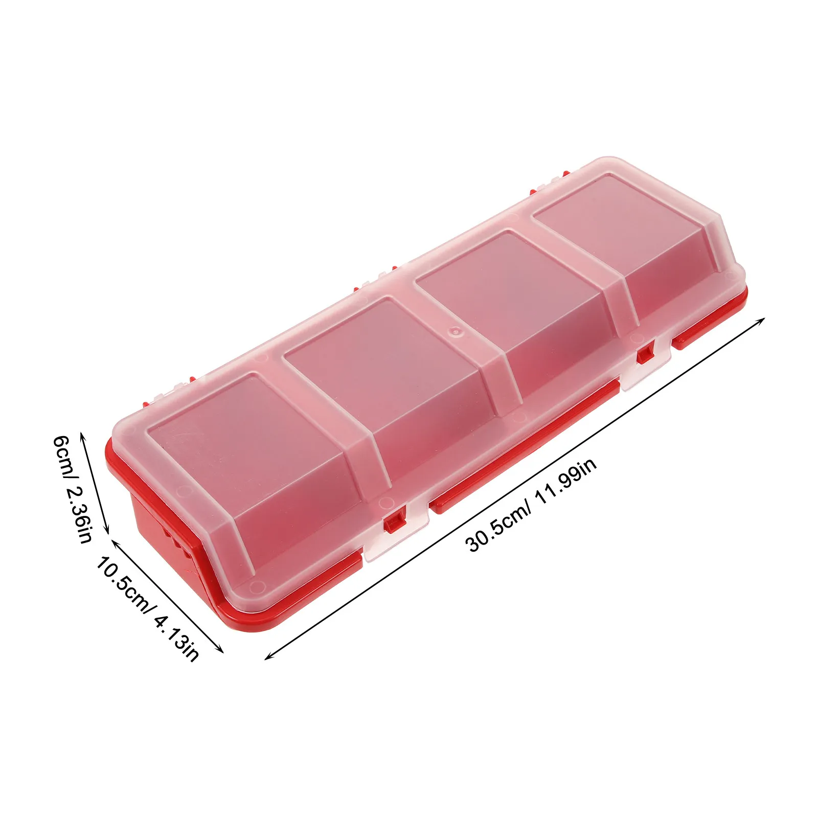 2Pcs Portable Screw Storage Box Plastic Parts Organizer with Compartments Lid for Home Garage Workshop Screw Nut Bolt