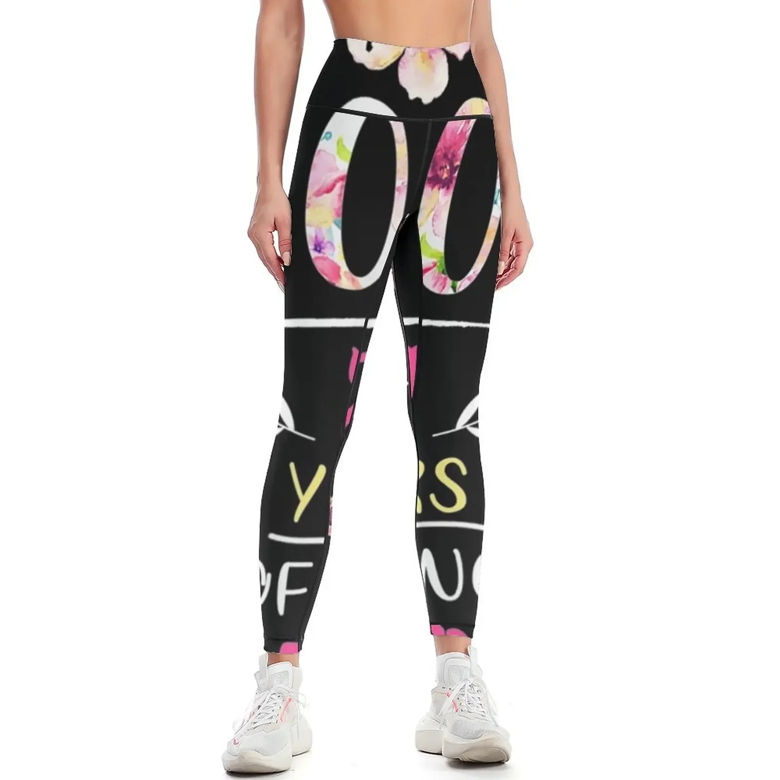 Flower Vintage April 2000 21st Birthday 21 Years Old Gift Leggings sports for gym Training pants Women sports Womens Leggings