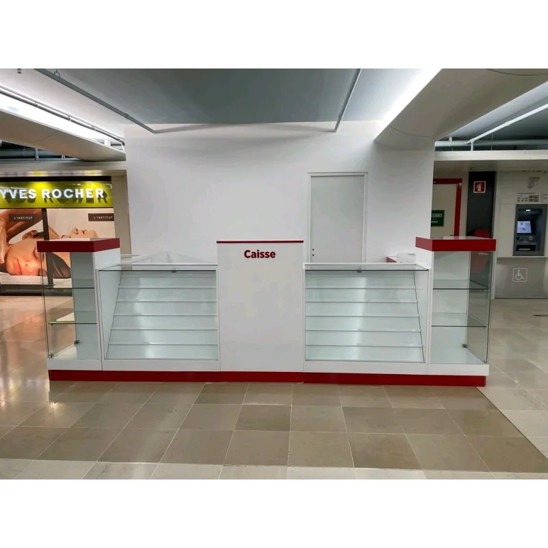 Vitrina de teléfono móvil con diseño de tienda, quiosco de centro comercial personalizado y Popular, escaparate de exhibición de teléfono móvil