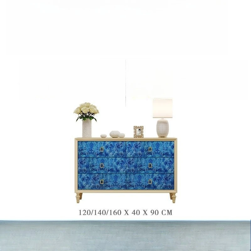 Commode en bois massif pour salon, contre le mur, hall d'entrée, armoire d'entrée, cabine de rangement multifonctionnelle pour écorce de nodule