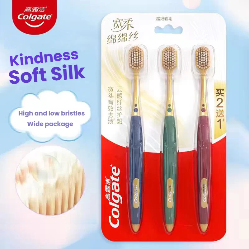 فرشاة أسنان كولجيت كولجيت 2/3 قطعة - نظيفة ومريحة، Rnd. اللون #3