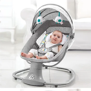 Baby electric rocking chair cradle newborn sleep cradle bed child comfort chair reclining chair 0-3 years old baby bed