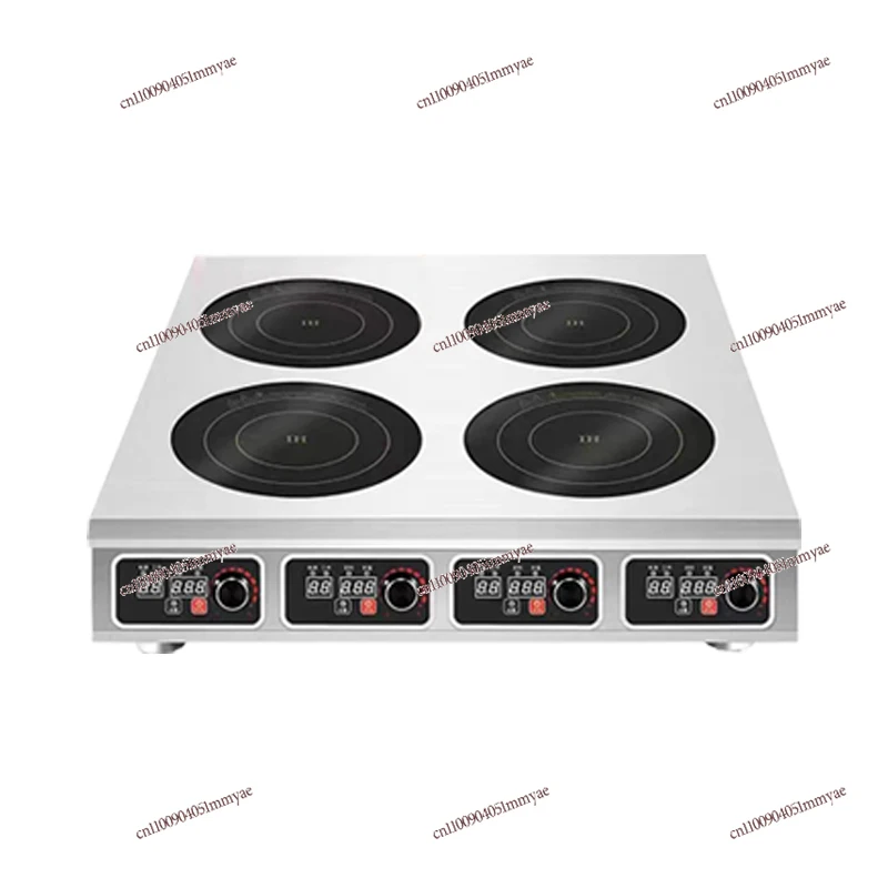 Commercial induction cooker double head high power pot stove 2200W