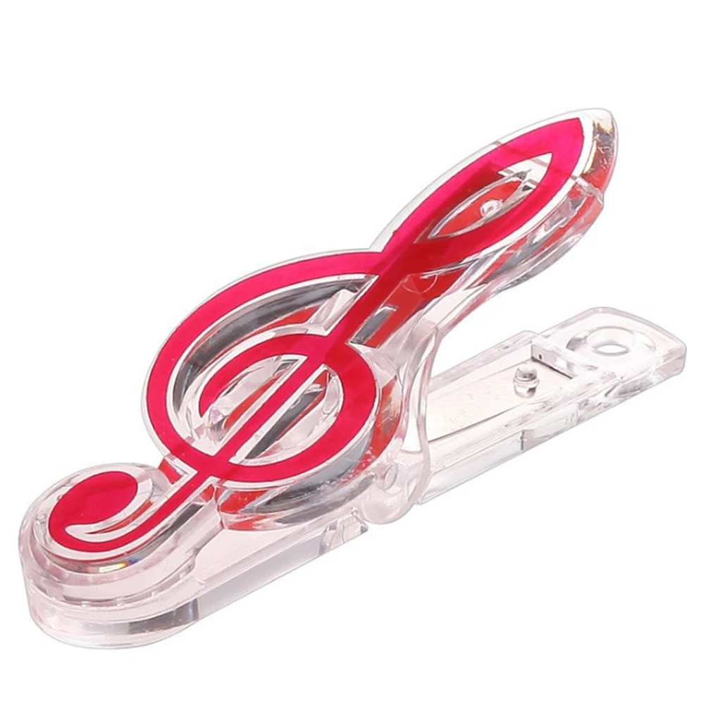 

10Pcs Piano Score Clips Music Note Clips Music Book Clip Practical Piano Score Holder(Random Pattern)