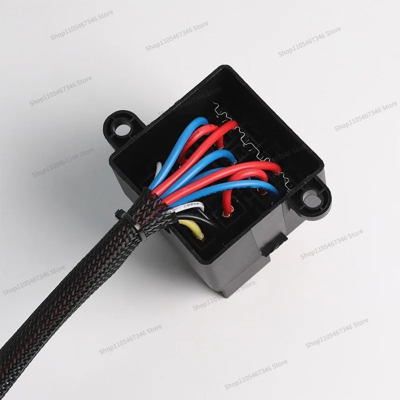 For 6-Way Fuse, Car Fuse Box with Wire, Modified Relay Multi-way Fuse Box for Electrical System Protection