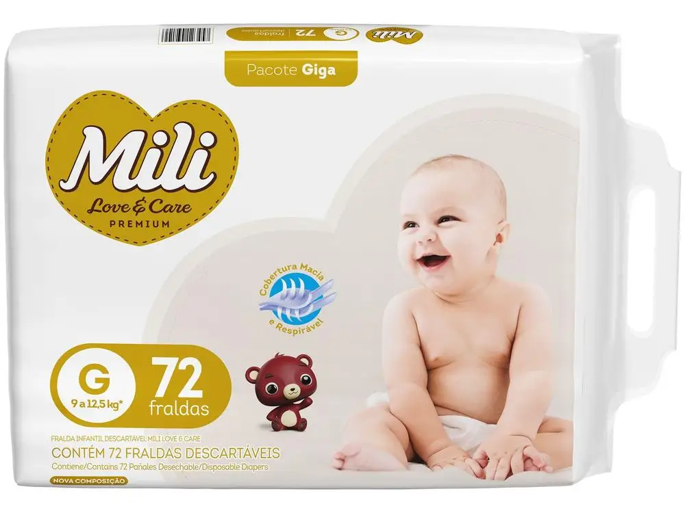 Pañal i Premium Love & Care, G 9 A 12,5kg, 72 unidades