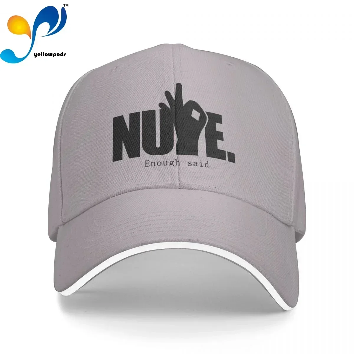 Unisex Cotton Cap For Women Men Enough Said Fashion Baseball Cap Adjustable Outdoor Streetwear Hat