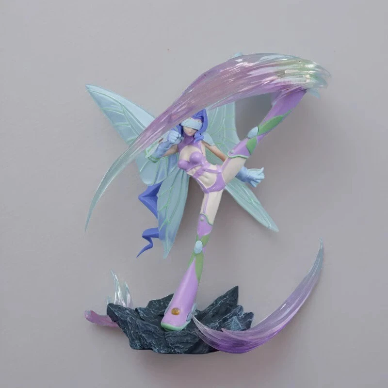 21Cm Nieuwe Digimon Anime Figuur Fairimon Perifere Pvc Model Leuke Mooi Meisje Standbeeld Desktop Ornamenten Kid Verjaardagscadeautjes speelgoed