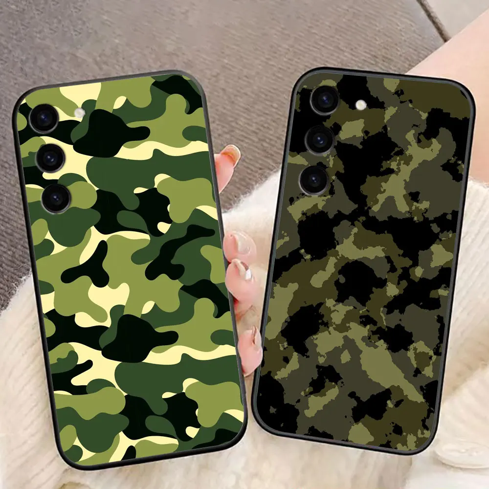 

Various Military Camouflage Cover Phone Case For Samsung Galaxy S25 S24 S23 S22 S21 S20 FE A10 S9 S11 S30 PLUS ULTRA EDGE Case