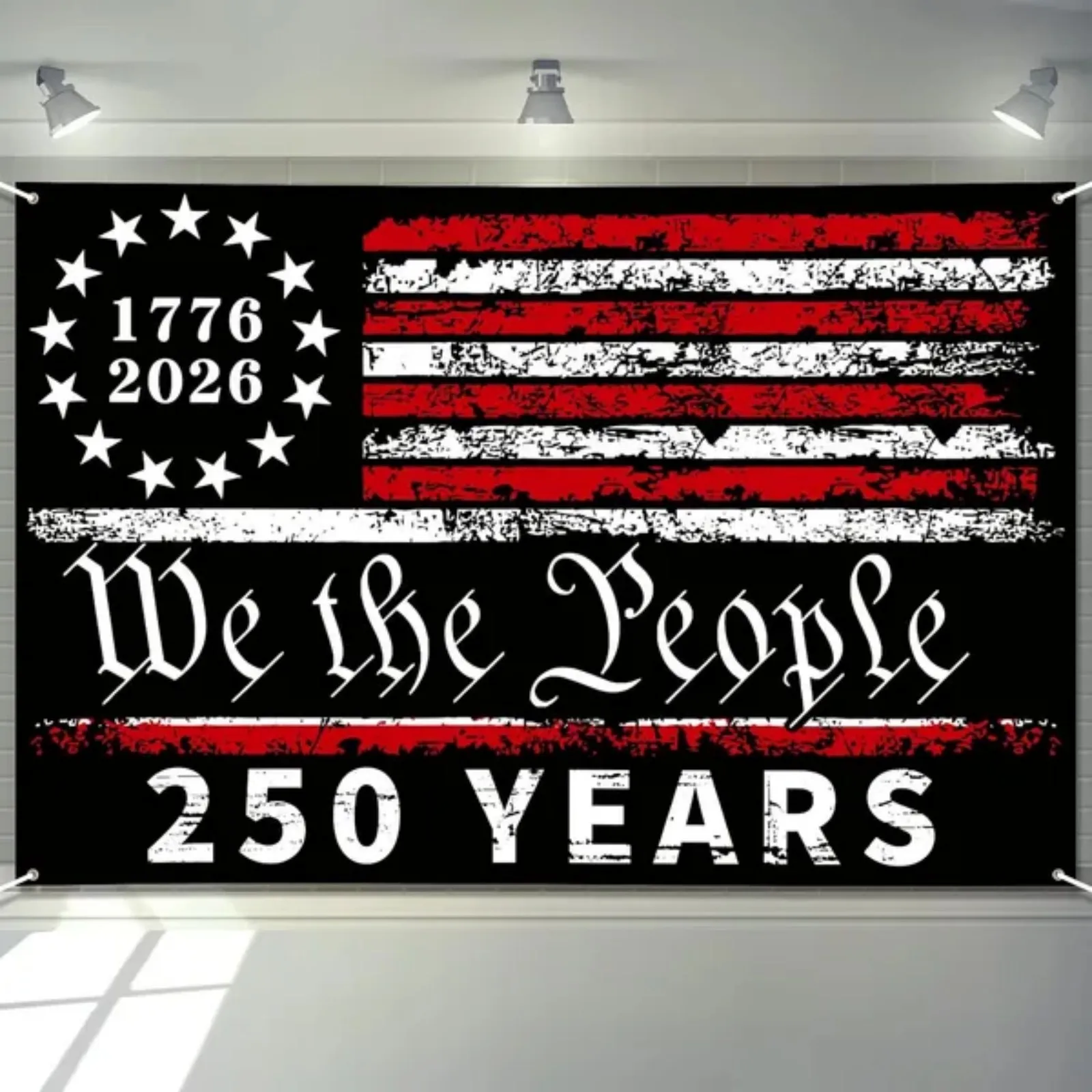 Probsin Large 250 Anniversary USA Backdrop 60