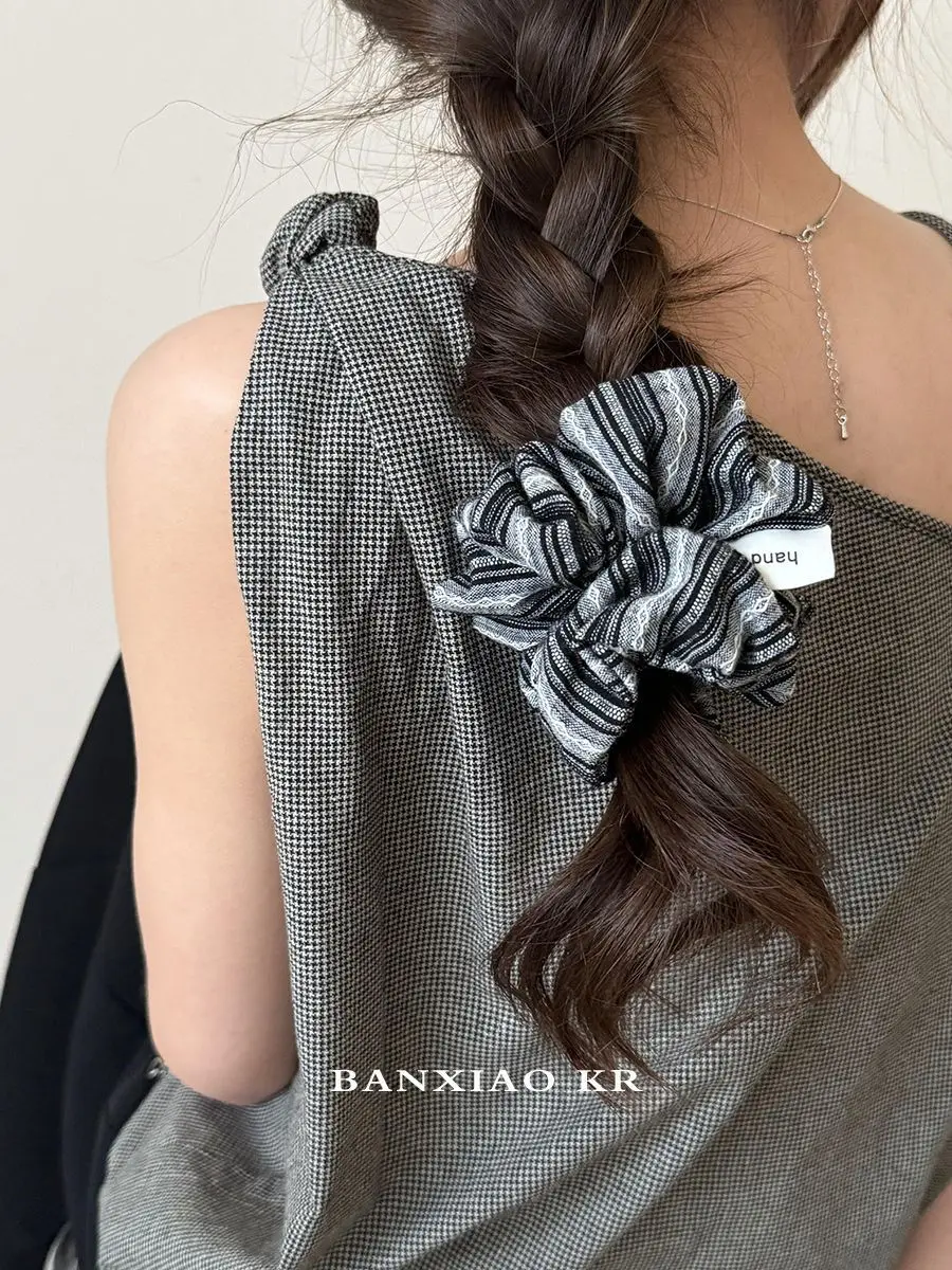 

Striped Headrope Girls Scrunchies Holder Hair Bands Ponytail Women Tie Headgear Rope Ponytail Accessories