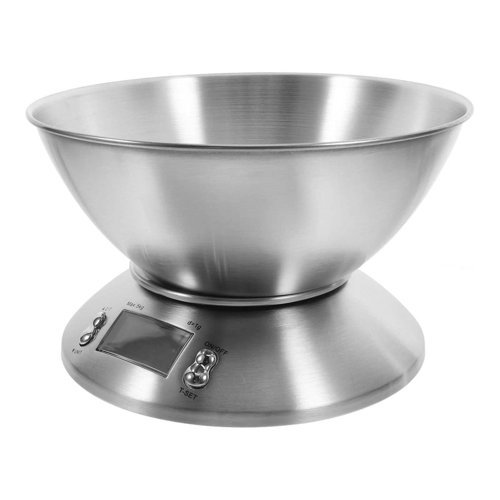 

1Set Small Electronic Food Scale Stainless Steel Digital Kitchen Scale Accurate Weight Measuring Multifunctional Food