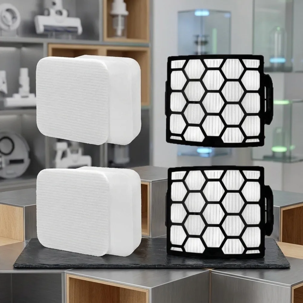 For Shark LA300 LA802 LA302 LA502 Compatible Replacement Filter Set Foam for Plus Felt Vacuum Filter 2 Pcs Per Type