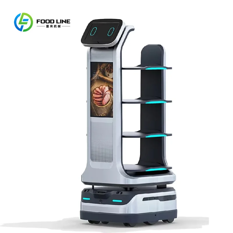 Customized Intelligent Automatic Navigation Food Delivery Robot Smart Waiter Robot for Restaurant / Hotel Self-Service Robot