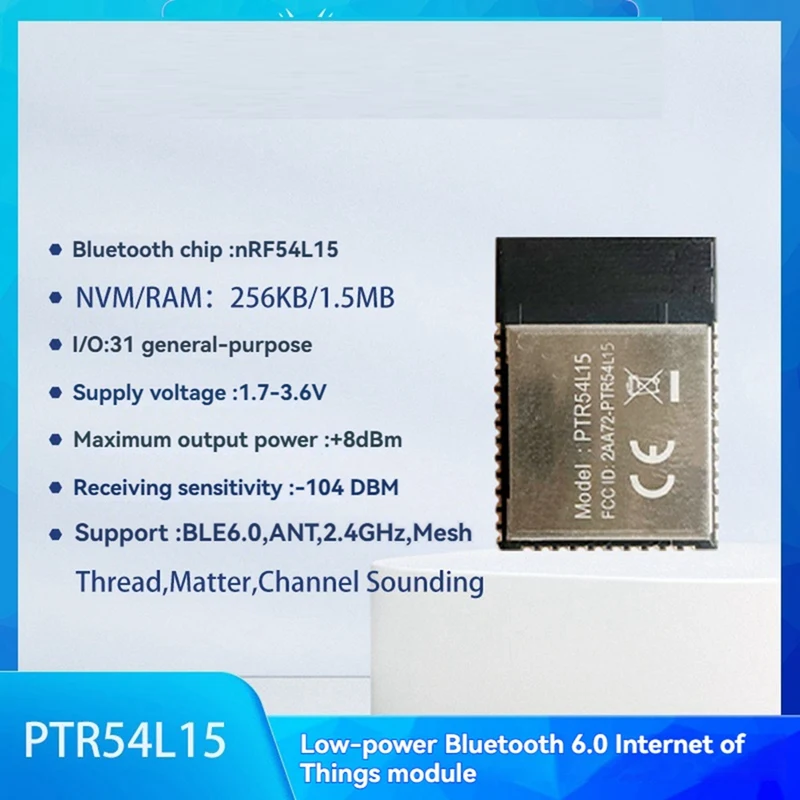 NRF54L15 Module Multi Core Processor High Performance Low Power Bluetooth 6.0 IoT NRF54L15 Module