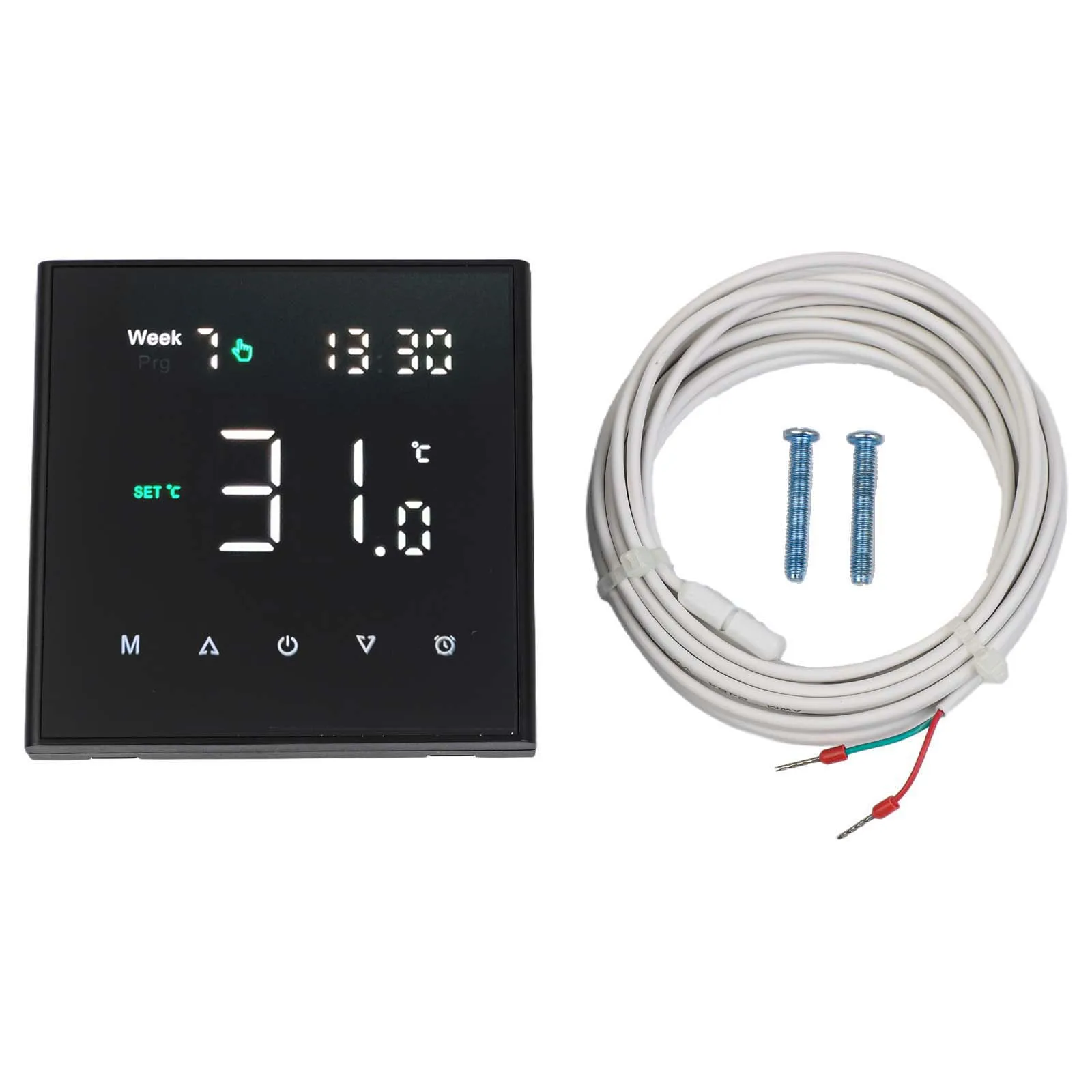 

For Alexa Programmable Thermostat Smart Heating Heating System Control Smart WiFi Underfloor Heating Temperature Control