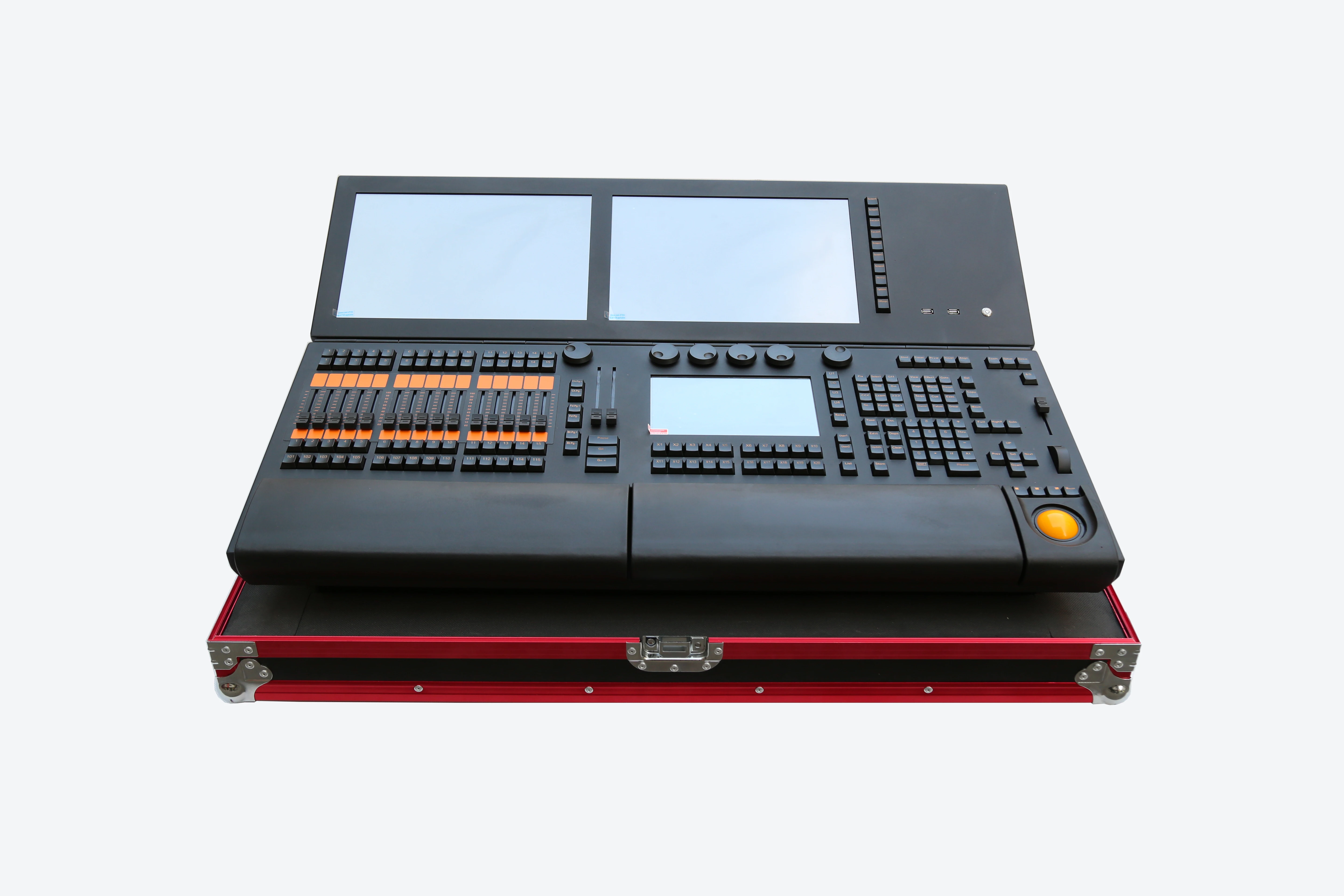 High Performance DMX 512 Stage Lighting Controller Console With Electric Fader For LED Moving Head