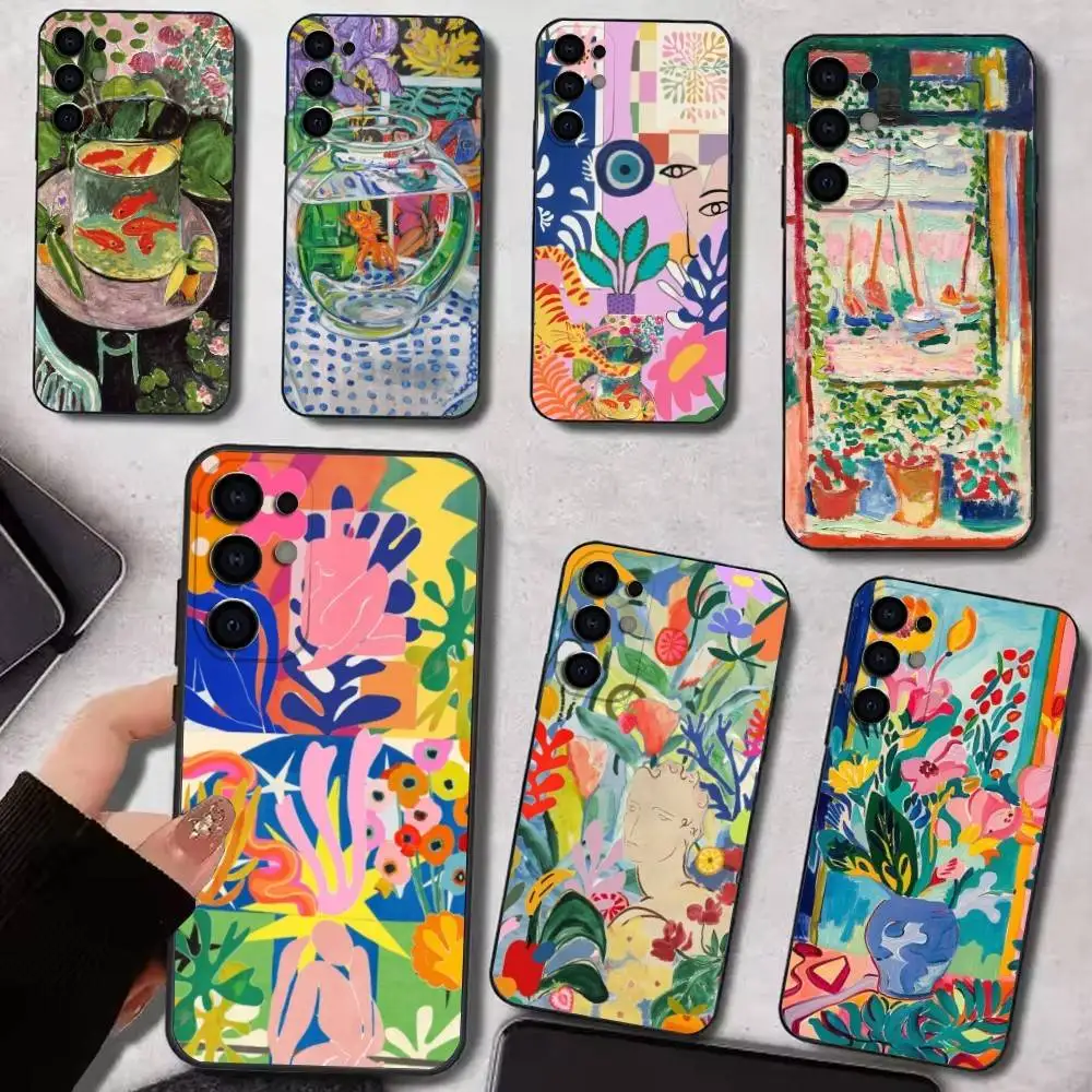 

Master of Color Henri Matisse Painting Phone Case For Samsung S25,S24,S21,S22,S23,S30,Ultra,S20,Plus,Fe,Lite,Soft Black Cover