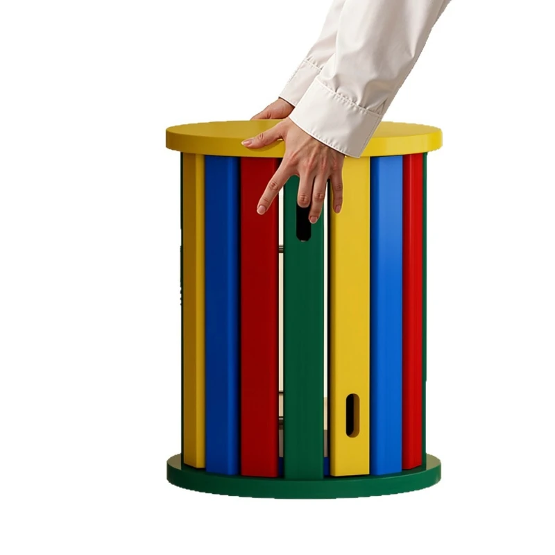 

Dopamine stool can be stacked household kindergarten color stacked stool modern simple wood solid wood bench