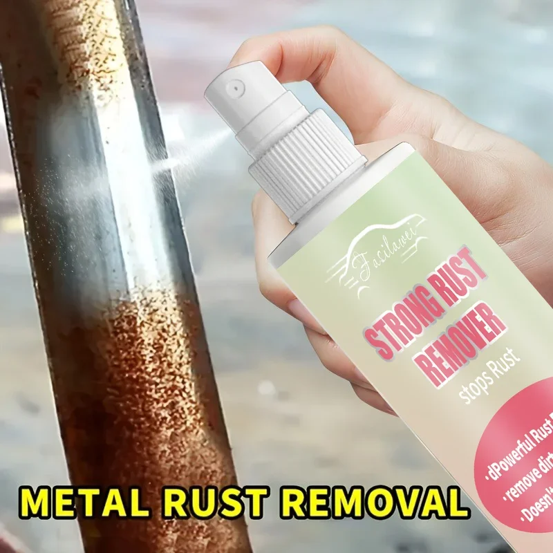 Universal Rust Removal Spray, Iron Out Rust Converter Spray, Metal Rust Remover, for Automobile Parts, Tires, Rims, Door