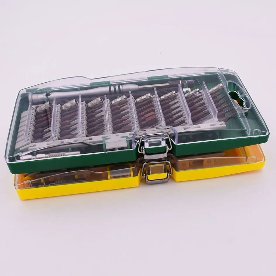 With Short Bit 60 in 1 Precision Magnetic Combination Screwdrivers Kit with Retail Package for Electronics Repair 60set/lot