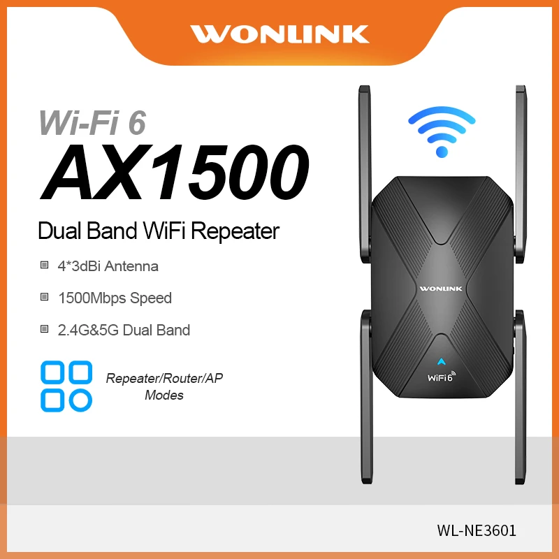 

Comfast WIFI 6 300/1200/1500 Мбит/с Wi-Fi повторитель 2,4/5,8 ГГц беспроводной Wi-Fi удлинитель 100 Мбит/с WAN/LAN RJ45 порт Wi-Fi усилитель сигнала