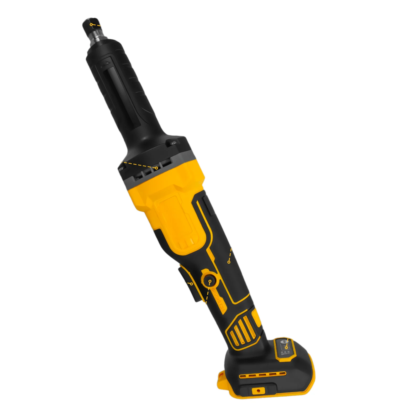 Electric Die Grinder Brushless Grinding Engraving Tool 25000RPM Variable Speed Cordless Rotary Tool For Dewalt 20V Battery Pin