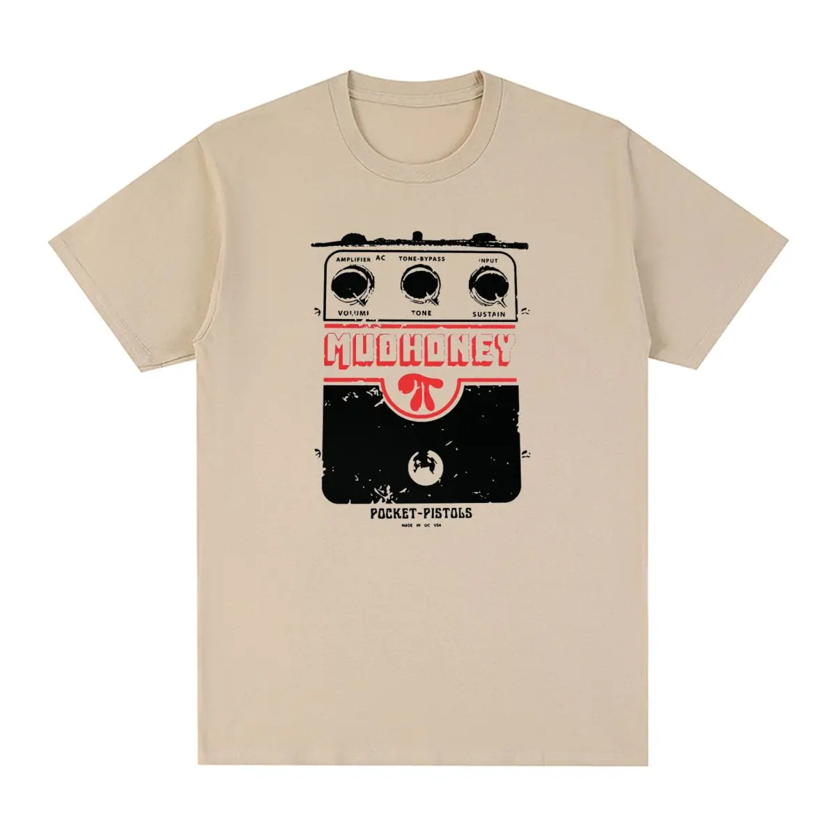 big muff Vintage T-shirt Russian Guitar Pedal Effect Cotton Men T shirt New Tee Tshirt Womens Tops