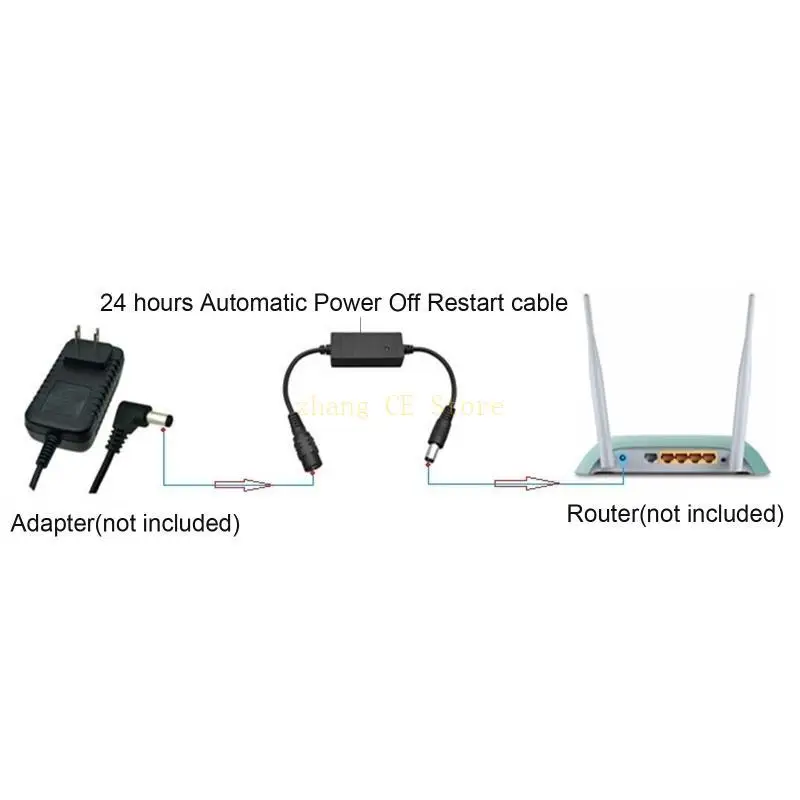 M5TD Router Rebooter WiFi Reset Router Timing Module Timing Automatic 5V-24V